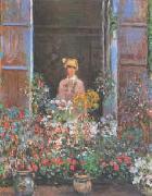 Claude Monet Camille at the Window USA oil painting artist
